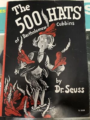 Dr. Seuss The 500 Hats of Bartholomew Cubbins, Vintage 1966 Paperback Scholastic - Image 1 of 4