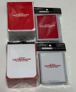 Ultraman Card Game Official Deck Case Box and Sleeves set ( White & Red ) - Picture 1 of 5