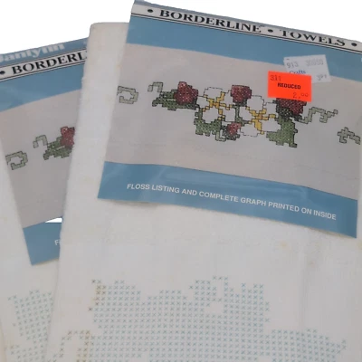 Janlynn Punto de Cruz Fresas Toallas 50-339 Fresa Cottagecore Lote de 2 Foto 1 de 4