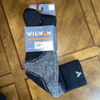 Calcetines de esquí y snowboard Wigwam Snow Sirocco, grandes, hechos en EE. UU. Foto 1 de 2