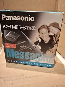 Panasonic Digital Anrufbeantworter Modell KX-TM85-B (schwarz) in orig. Box mit Handbuch - Bild 1 von 7