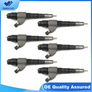 6x D6E Fuel Injector 04290987 0445120067 VOE20798683 For Volvo EC210 EC210B Bosh - Picture 1 of 8