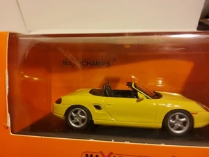 1/43  PORSCHE BOXTER S 1999 IN YELLOW, MAXICHAMPS/MINICHAMPS  - Picture 1 of 1