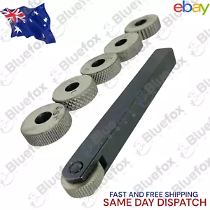 Soporte para herramientas de knurling de 12 mm con 6 patrones ruedas de diamante 12 mm x 12 mm - Imagen 1 de 10