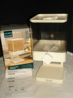 Contenedor de almacenamiento de cocina dispensador de alimentos secos Zevro color marfil TSO101, 1 cámara Foto 1 de 4