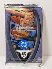 DC Upper Deck Superman Man of Steel 1st Edition Trading Card Game Pack VS Sealed
