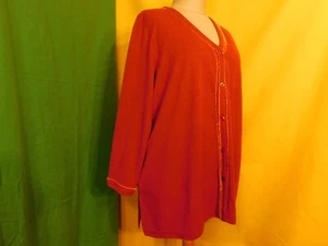 "Ulla Popken"Damen Jersey long Blazer. gr.50-52.Terra.V-ausschnitt - Bild 1 von 6