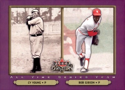 2002 Fleer Fall Classic - Cy Young/ Bob Gibson #45 - Image 1 of 2
