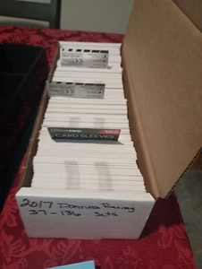 2017 Donruss Racing Complete Base Set No SP's (100) Cards 37-136! DANICA HARVICK - Picture 1 of 2