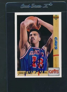 1991/92 Upper Deck #249 John Williams Cavaliers Signed Auto *A5429 - Picture 1 of 1