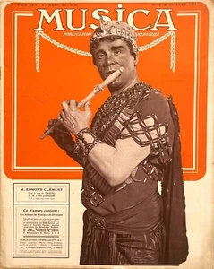 MUSICA alte Musikzeitschrift Nr. 82 vom Juli 1909 Cover Die Zauberflöte - Bild 1 von 4