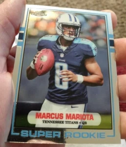 2015 Topps Chrome Football Super Rookie Throwback Inserts 89 Marcus Mariota  - Bild 1 von 7