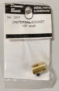 DUMAS RC Boat 2017 Universal Socket Joint, 1/8 Shaft, OCTURA MARINE SPECIALTIES - Picture 1 of 1