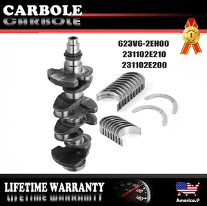 G4NA G4NC Crankshaft & Main Bearing Rod Bearing for HYUNDAI KIA 2.0L 623V6-2EH00 - Picture 1 of 17