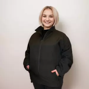 ROCKTHOSECURVES DAMEN FLEECE GEFÜTTERTE SHELL JACKE - Bild 1 von 4