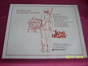 KING OF HEARTS United Artists R1978 Original 22"x28" SS FILMPLAKAT - Bild 1 von 6