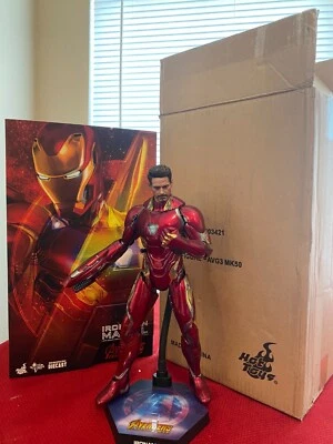 Hot Toys Iron Man Mark 50 Diecast escala 1:6 en excelente estado Foto 1 de 4