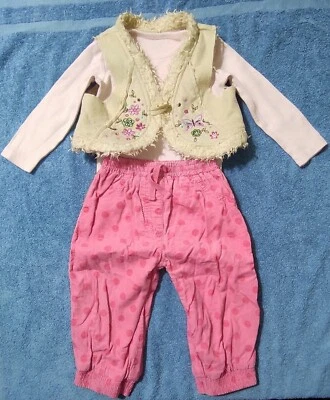 Conjunto Matalan/TU/George Bebé Niñas 9-12 Meses Foto 1 de 4