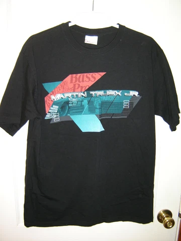 Men's CHASE AUTHENTICS #1 Bass Pro Martin Truex Jr. Short Sleeve T-Shirt Large Cover