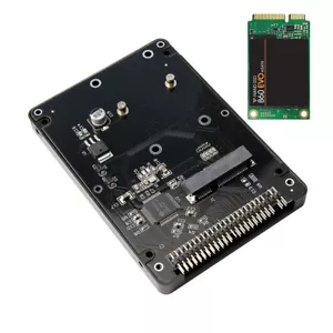 MSATA to 2.5" IDE HDD SSD mSATA to PATA Adapter Converter Card 44PIN Case - Picture 1 of 5
