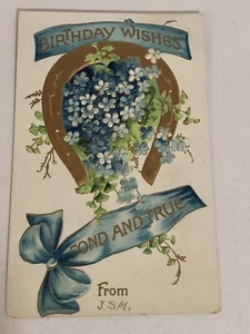 1910 Happy Birthday Postcard Antique Ohio - Picture 1 of 2