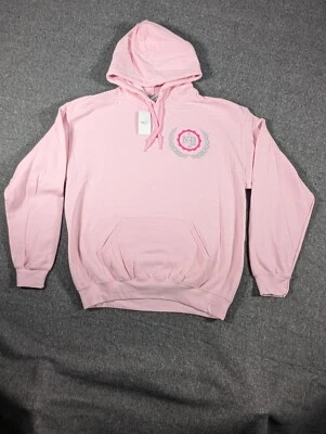 Sudadera con capucha rosa Rue21 NY MANHATTAN 1989 NUEVA CON ETIQUETAS mediana para mujer  Foto 1 de 4