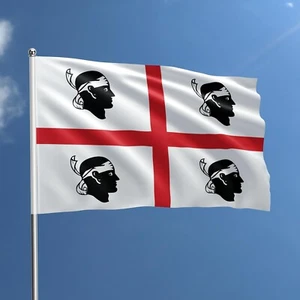 Flagge Sardinien 90x150 Sardinien Italien mit Schlaufe für Stange innen außen - Bild 1 von 6