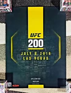 JOE HAND PRODUCTIONS "UFC 200" 18X24 Promo Poster JULY 9, 2016 LAS VEGAS RARE!!! - Picture 1 of 6