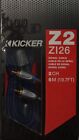 KICKER Z2 Z126 ( 6 ) METER, 19.7 FOOT 2 CH GOLD PLATED RCA CABLE N.O.S.