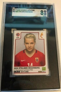 ADA HEGERBERG Panini Soccer Sticker NORWAY Olympique Lyonnais 2017 SGC 8 - Picture 1 of 2