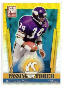 2002 DONRUSS ELITE PASSING THE TORCH HERSCHEL WALKER 555/800!!