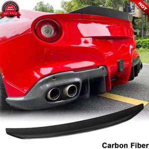 Alerón de maletero trasero de fibra de carbono real para Ferrari F12 Berlinetta 2012UP - Imagen 1 de 12