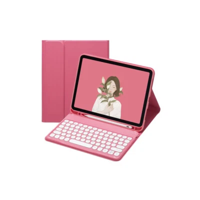 For IPad 2022 10th(10.9inches)Wireless Bluetooth keyboard protective case mute - Image 1 of 4