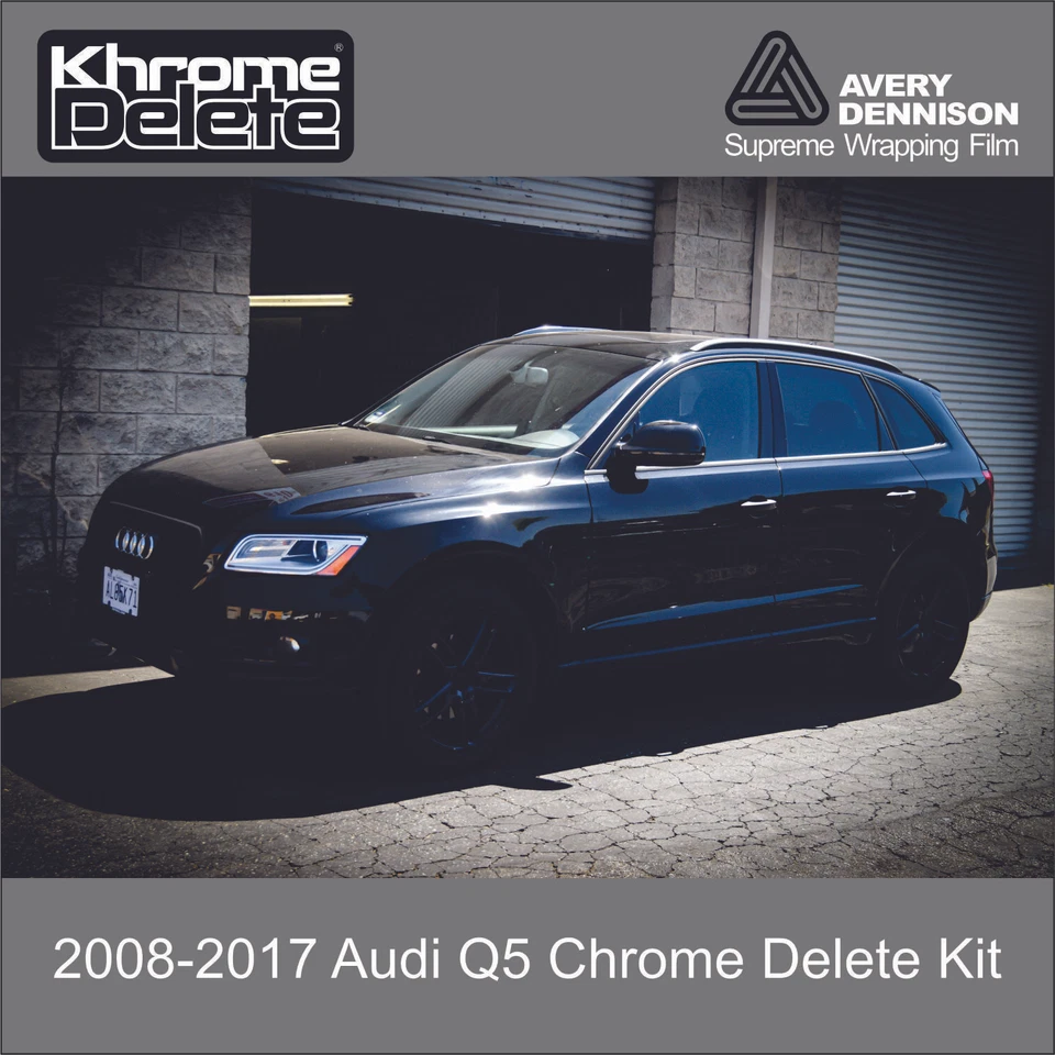 Envoltura de vinilo de eliminación de cromo para el Audi Q5 2008-2017 Foto 1 de 2