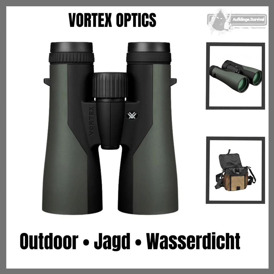 Vortex Crossfire HD 12x50 Fernglas – Allzweck für Jagd & Outdoor, inkl. Tasche - Bild 1 von 4