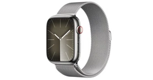 Apple Watch Series 9 A2982 LTE 41MM Silver Stainless Steel Very Good - Afbeelding 1 van 1
