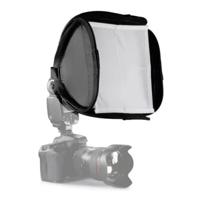 Camera Flash Light Diffuser Softbox Soft Box for Nikon Canon Sony Fuji Speedlite - Image 1 of 4