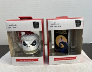 Hallmark Jack Skellington y Pesadilla antes de Navidad adornos VHS - Imagen 1 de 8