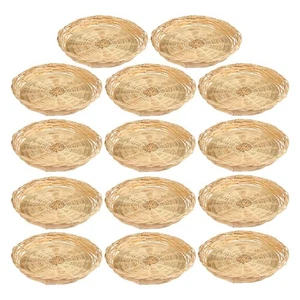10 Soportes para Platos de Papel de Bambú de 9,8 Pulgadas, Soportes para Pl3611 - Imagen 1 de 7