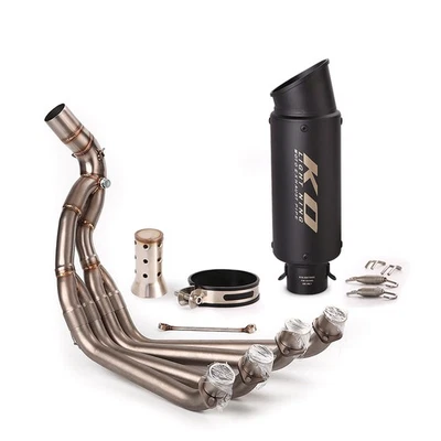 For Honda CBR650R CBR650F CB650R 2014-2023 Full Exhaust Muffler Tips Header Pipe - Image 1 of 4