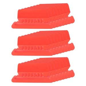 Etichette per Cartelle File 3", 24pz Schede per Cartelle File con Inserti Etichette, Slot Rosso - Foto 1 di 6