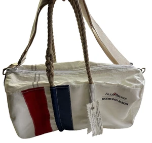 Sea Bags Maine große Streifen Seesack Seilgriffe Crossbody Gurt Taschen NEU - Bild 1 von 19