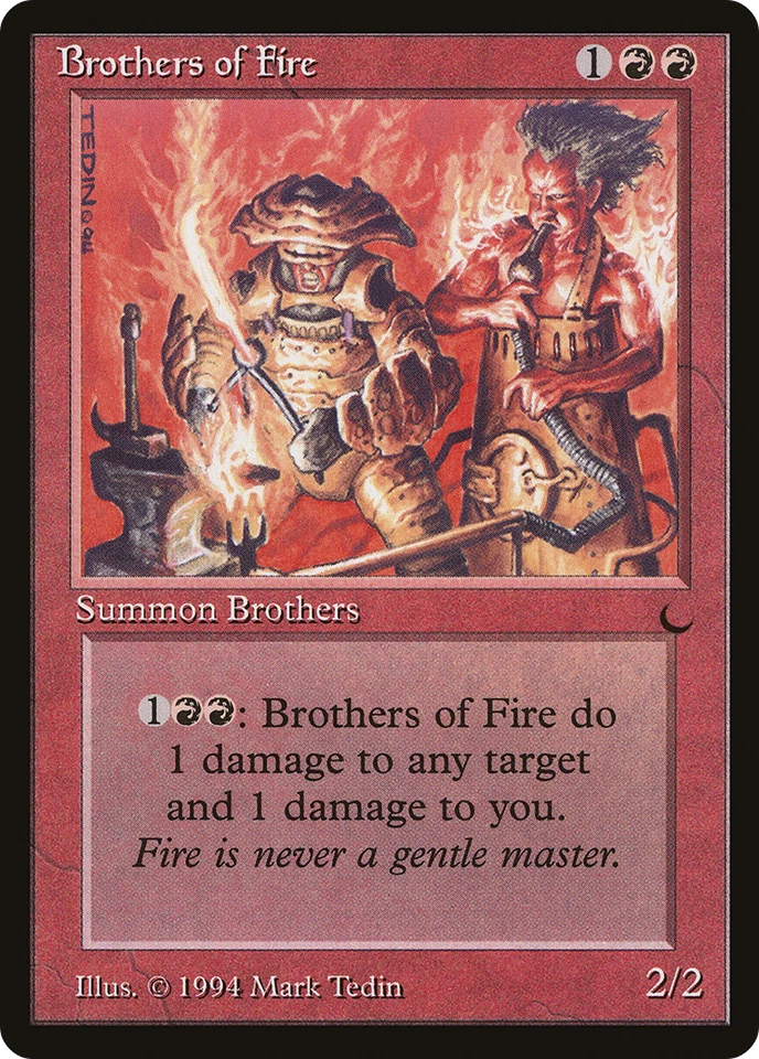 Brothers of Fire (MP) The Dark DRK Magic MTG - Image 1 of 1