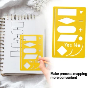 Drawing Marker Flowchart Template Multifunctional For Different Designs - Picture 1 of 10