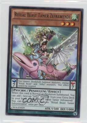 Ritual Beast Tamer Zefrawendi Unlimited YuGiOh Crossed Souls Base Set - Image 1 of 2