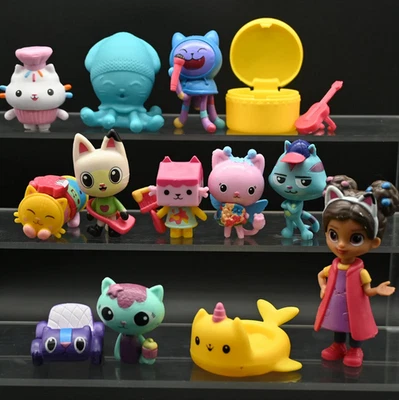 13Pcs/Set  Gabby Dollhouse action Figure regalo bambina - Immagine 1 di 4