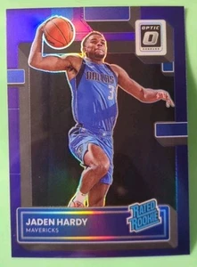 Panini Donruss Optic 2022-23 - Clasificado novato Jaden Hardy #248 púrpura Prizm (RC) - Imagen 1 de 2