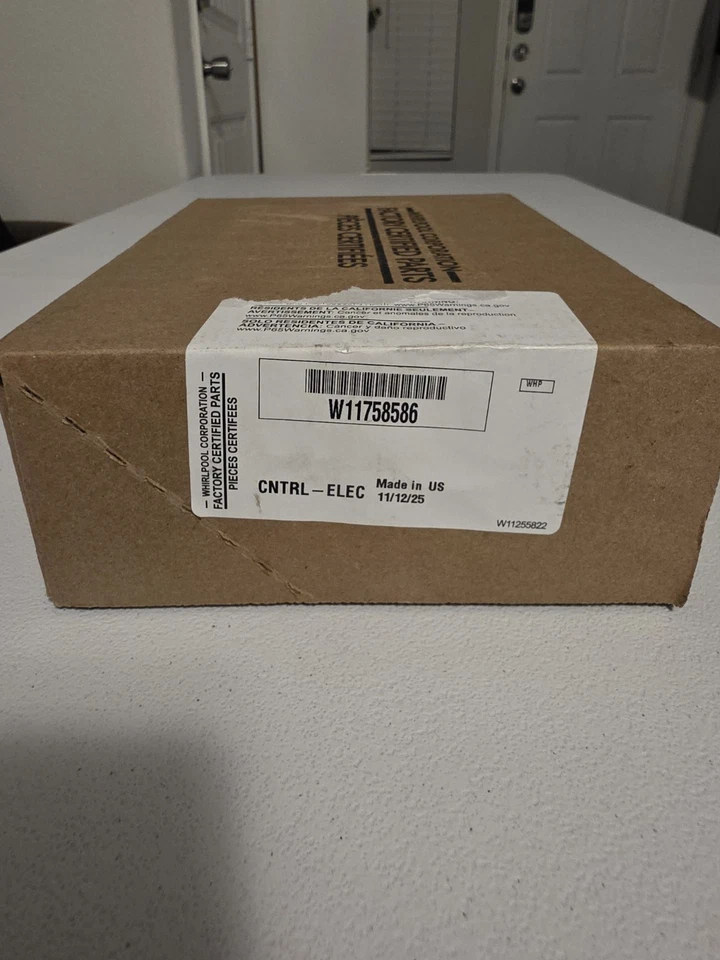 Genuine OEM Whirlpool Refrigerator Main Control Board W11758586 - Image 1 of 1