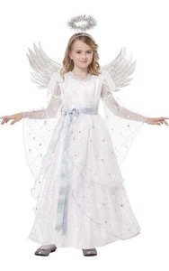 STARLIGHT ANGEL CHILD GIRLS FANCY DRESS CHRISTMAS NATIVITY COSTUME - Picture 1 of 2