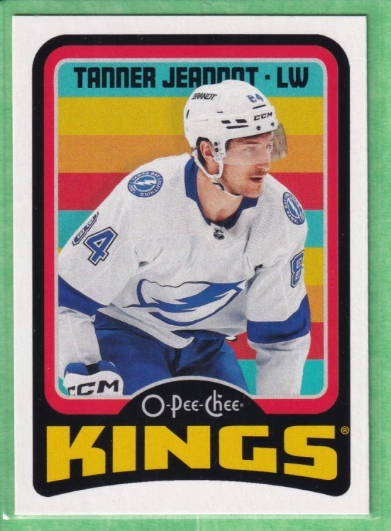2024-25 O-Pee-Chee Retro #221 Tanner Jeannot Los Angeles Kings - Image 1 of 2